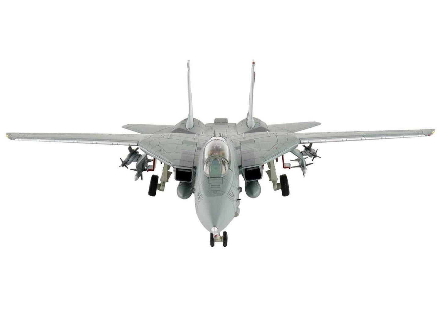 Grumman F-14A Tomcat Fighter Aircraft "VF-1 (with Optional Decals)" United States Navy "Air Power Series" 1/72 Diecast Model by Hobby Master