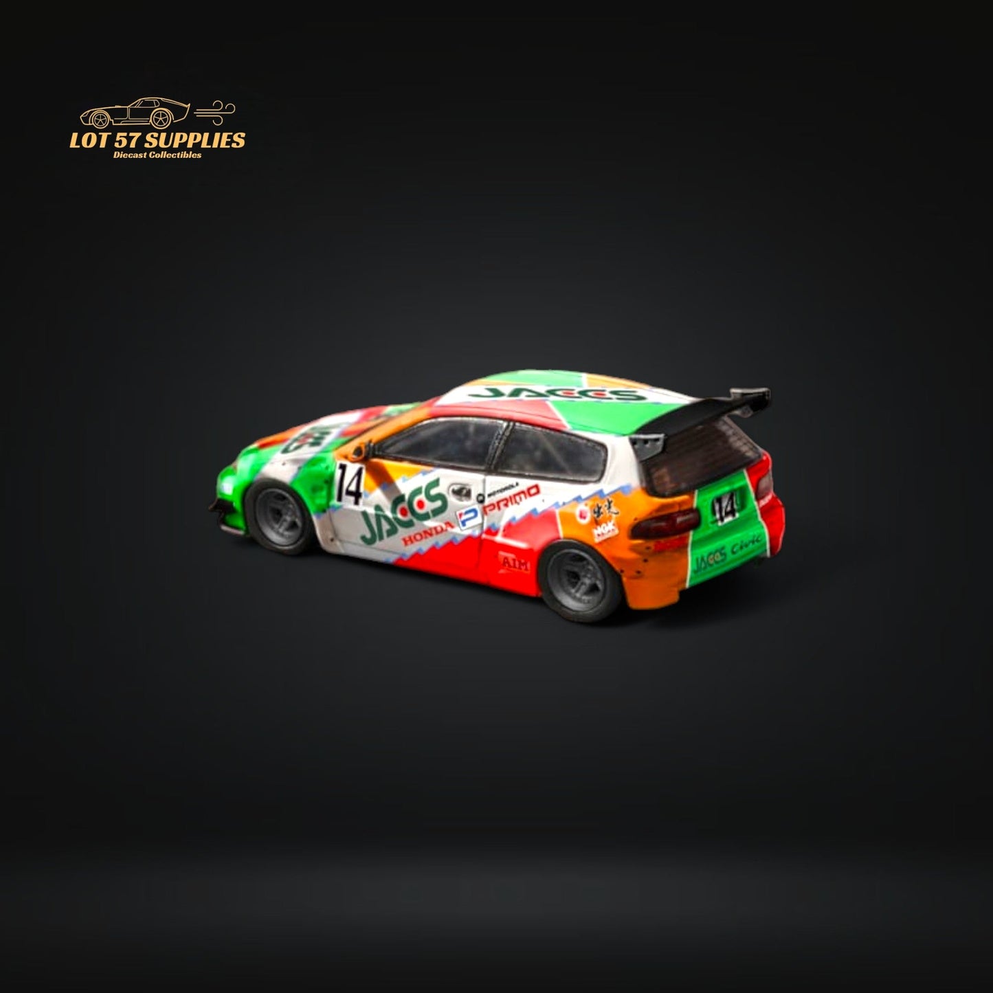 Fuji Honda Civic EG6 5th Gen MK5 Rocket Bunny JACCS #14 Livery 1:64