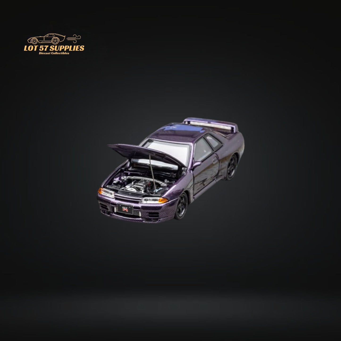 Focal Horizon Skyline R32 GT-R 3rd Gen Nismo S-Tune Full Carbon Purple 1:64