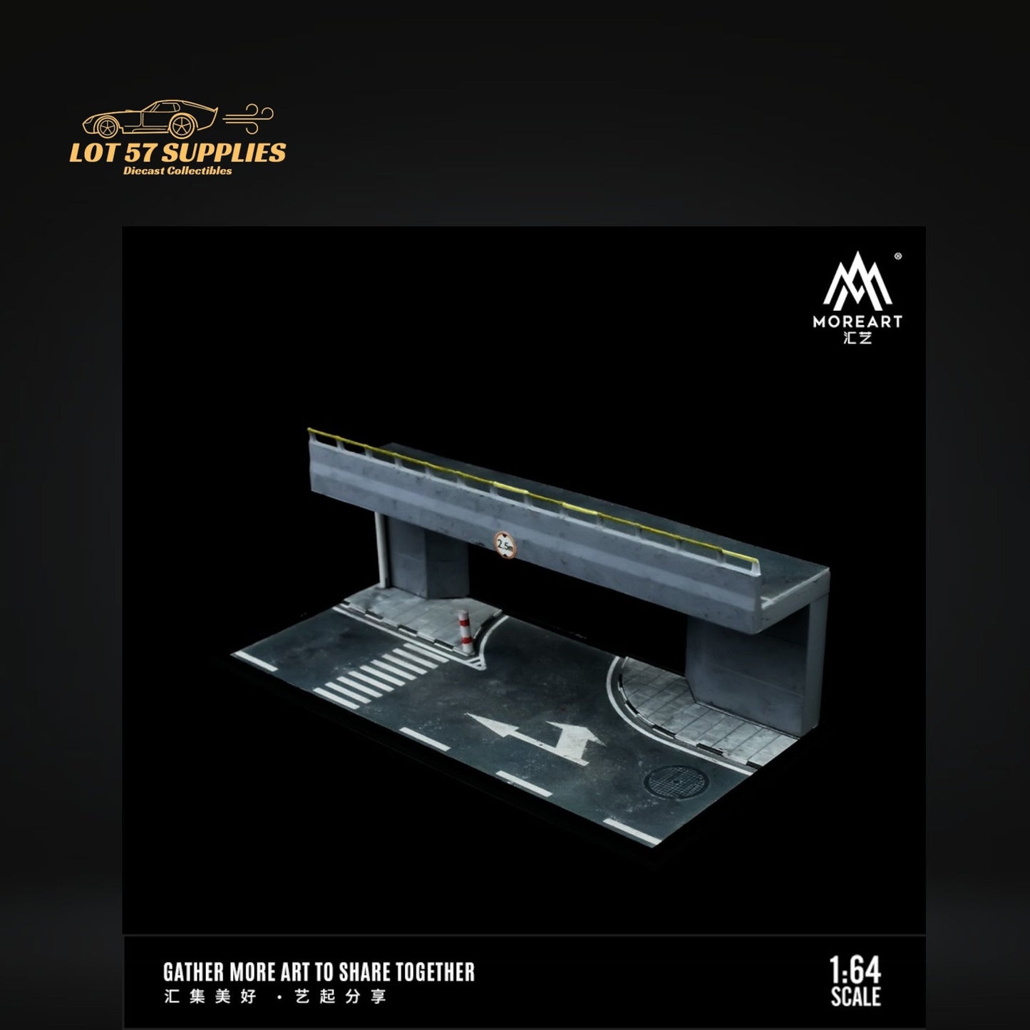 (Pre-Order) MoreArt OVERPASS SCENE MODEL Diorama Scene 1:64 MO901302
