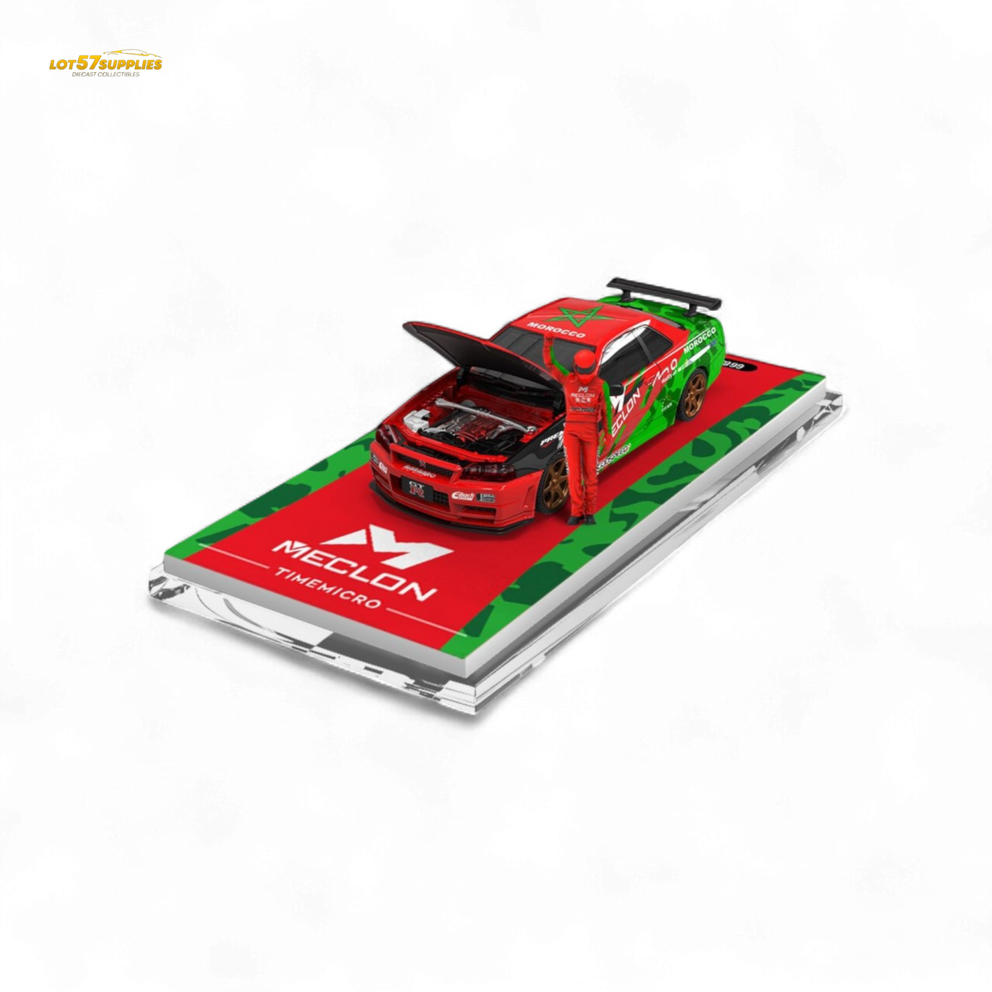 TimeMicro & MECLON GT-R R34 MECLON Container Set 1:64