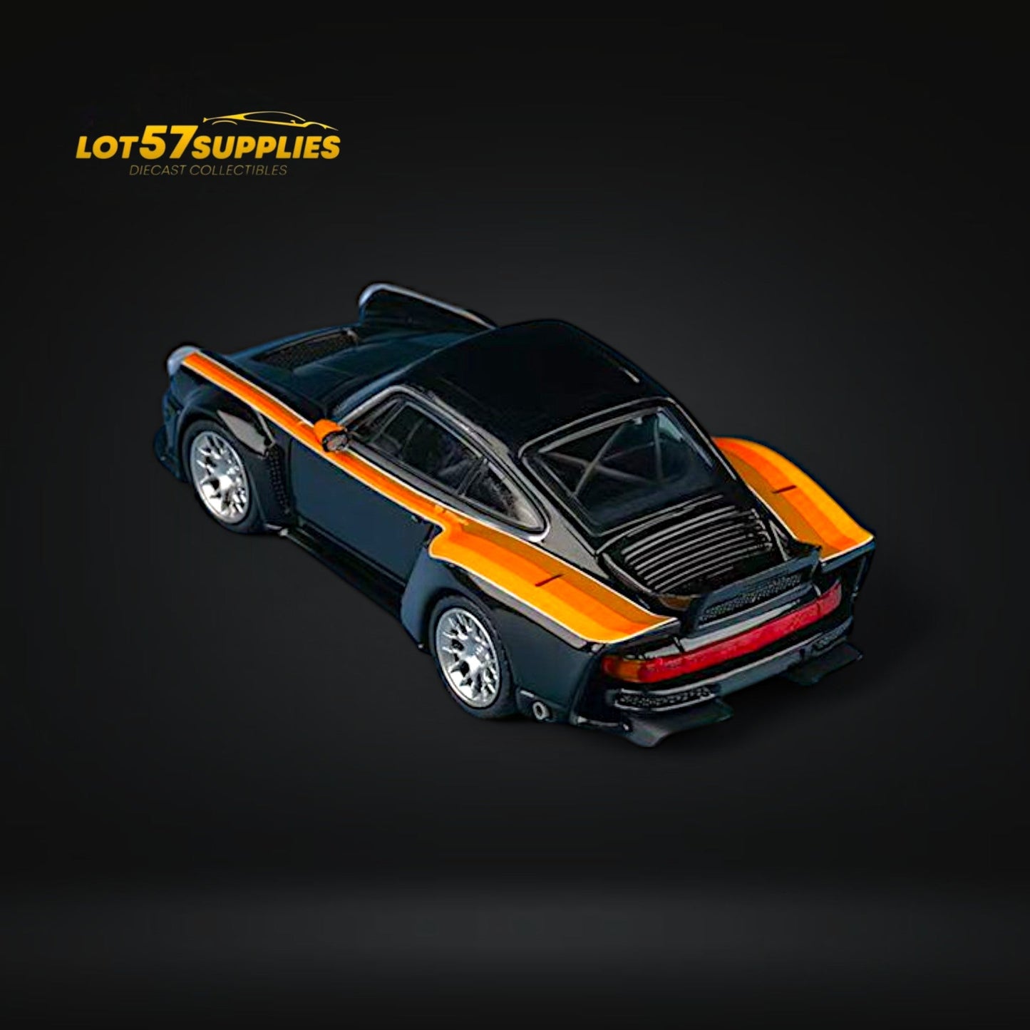(Pre-Order) Findclassically Singer DLS Turbo Low Tail Black Pearl Road Version 1:64
