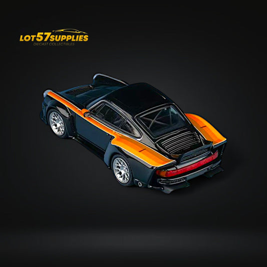 (Pre-Order) Findclassically Singer DLS Turbo Low Tail Black Pearl Road Version 1:64
