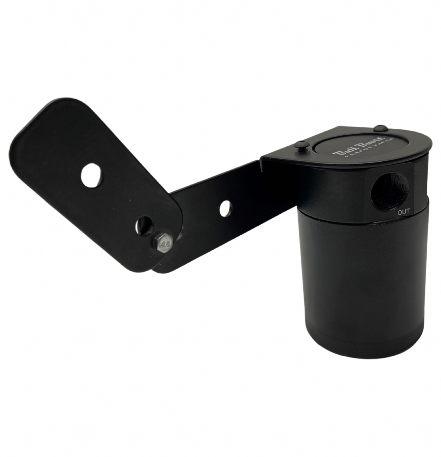 Universal Performance Oil Catch Can 2 Port -10AN + Mounting Bracket Kit Turbo V2