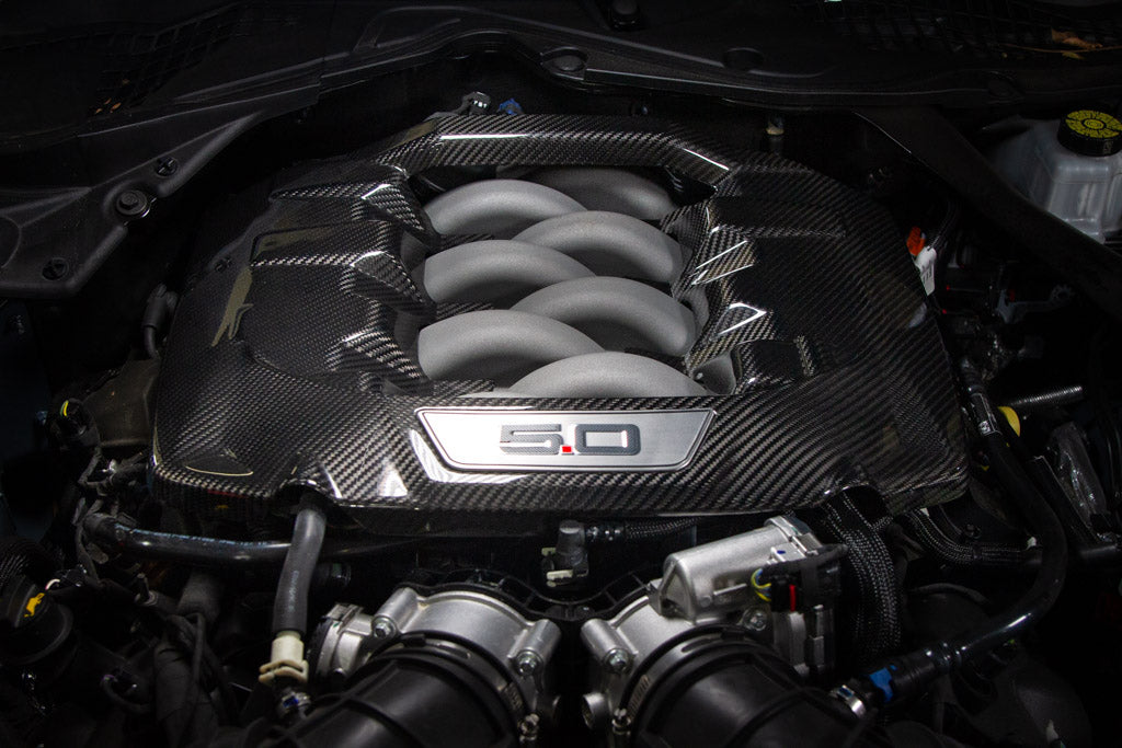 Carbon Fiber Ford Mustang S650 Engine Cover 2024 - Current
