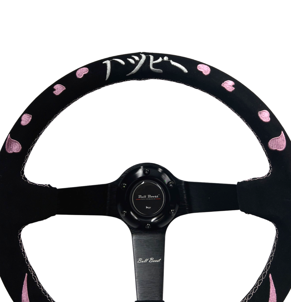 Bliss Heart Suede Steering Wheel + Billet Hub Kit For Nissan Datsun 280Z 260Z 240Z 620 510 C10
