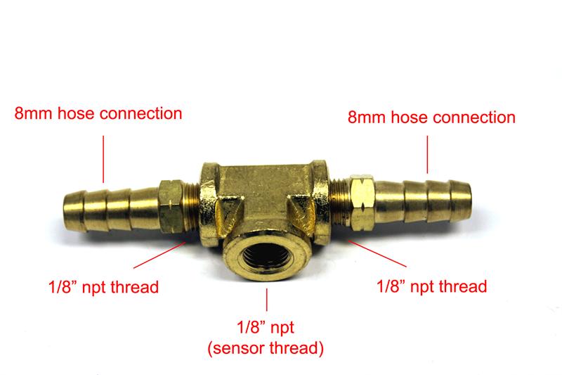 Fuel Pressure sender T-Fitting adaptor