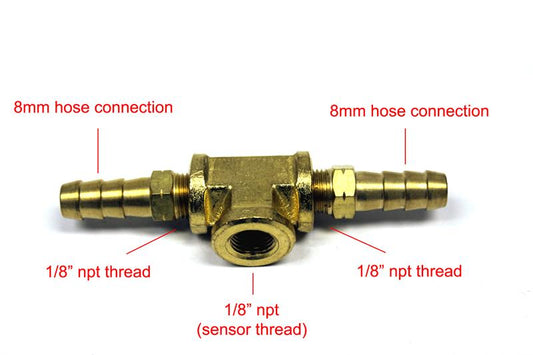 Fuel Pressure sender T-Fitting adaptor