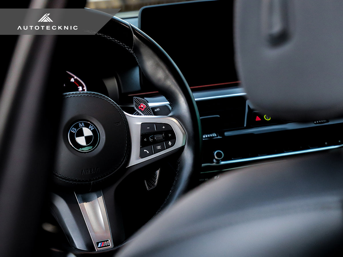 AutoTecknic Carbon Fiber Pole Position Shift Paddles - A90 Supra