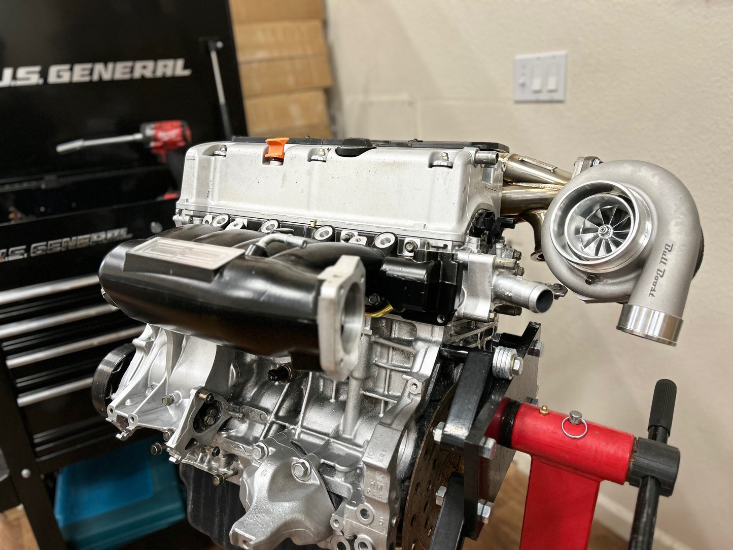 K Series Sidewinder Manifold K20 K24 T4 .82 Billet Turbo K Swap Kit 06-11 8th Gen EP3 Civic Si Type R