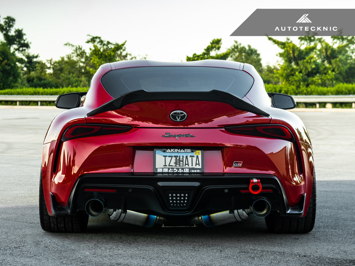 AutoTecknic Dry Carbon Competizione Trunk Spoiler - A90 Supra 2020-Up