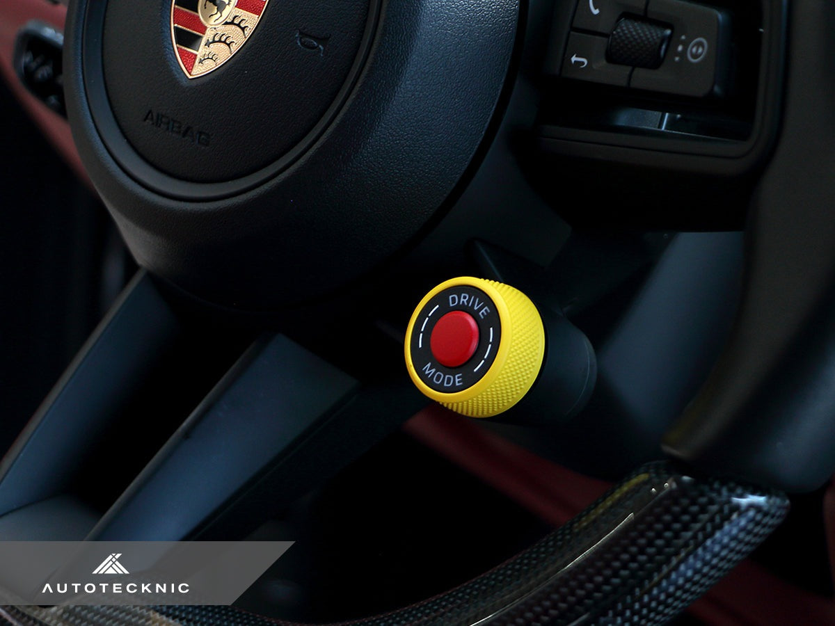 AutoTecknic Painted Drive Mode Selector Switch Dial - Porsche