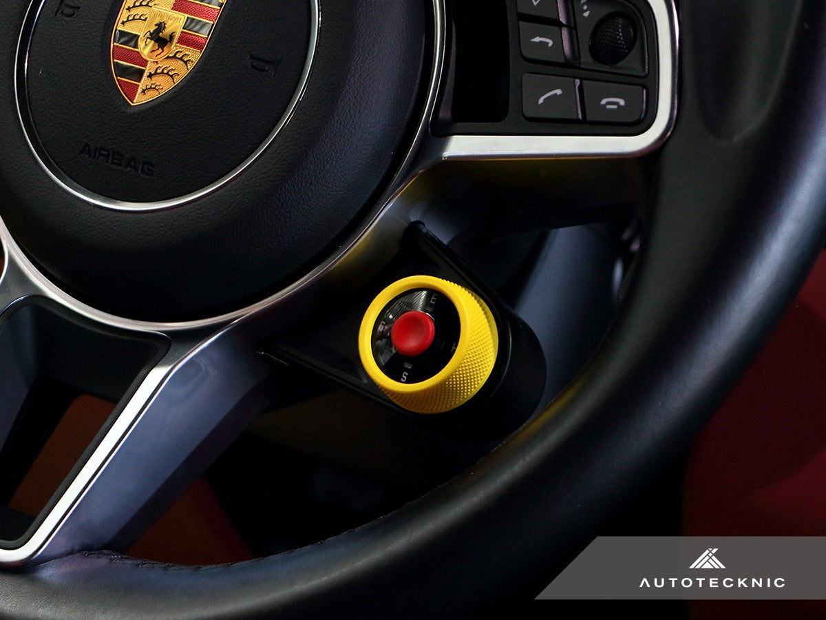 AutoTecknic Painted Drive Mode Selector Switch Dial - Porsche