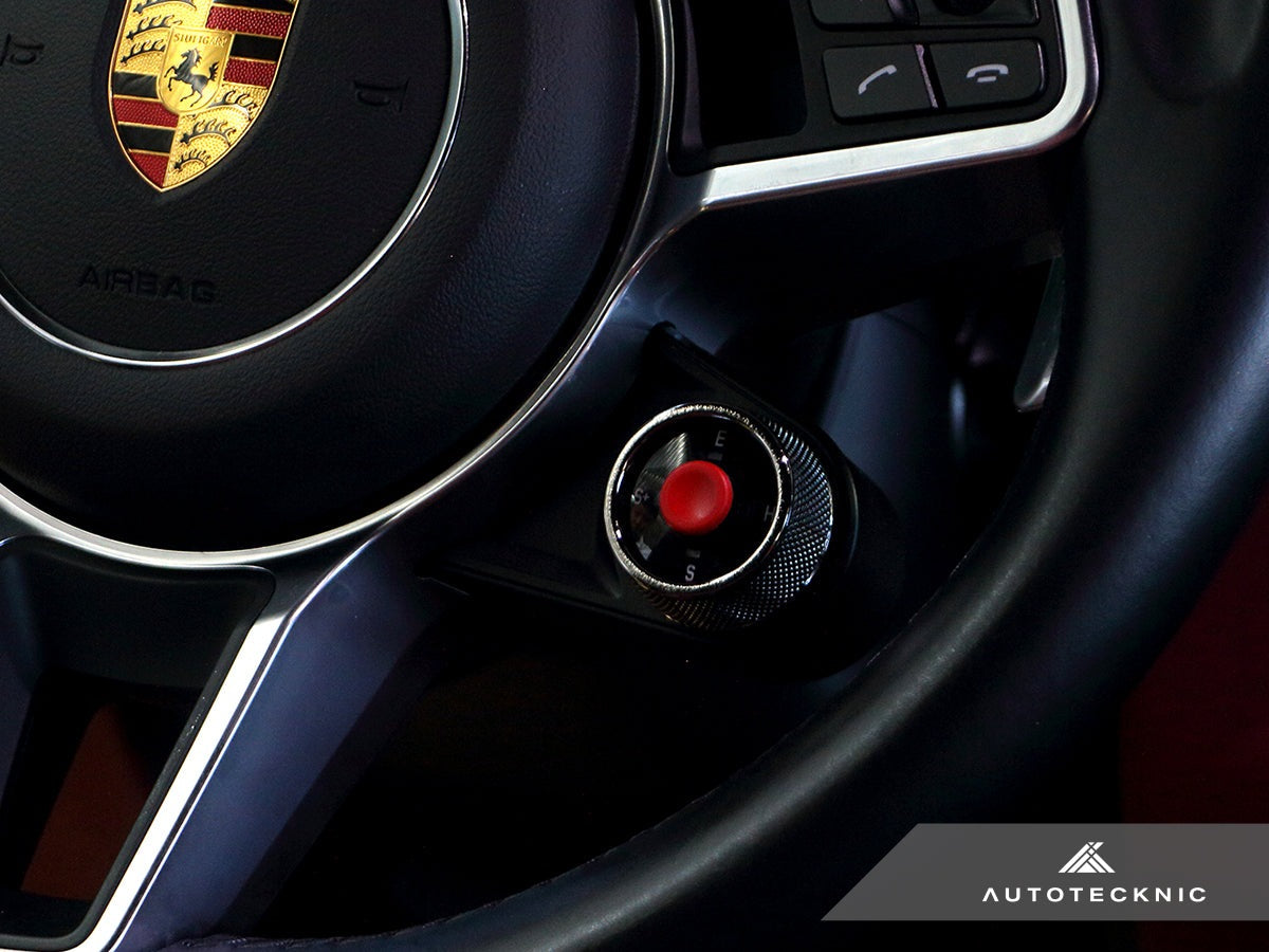 AutoTecknic Painted Drive Mode Selector Switch Dial - Porsche