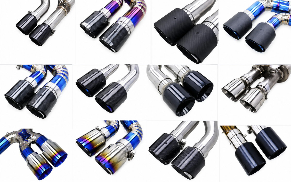 Titanium Axle Back Exhaust System for Alfa Romeo Giulia Quadrifoglio
