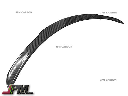 [JPMCarbon] B Style Carbon Fiber Trunk Spoiler Fits For 2015-2021 Mercedes-Benz W205 C-Class Sedan Only