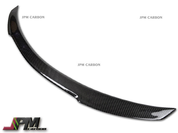 [JPMCarbon] V Style Carbon Fiber Trunk Spoiler Fits For 2015-2021 Mercedes-Benz W205 C-Class Sedan Only