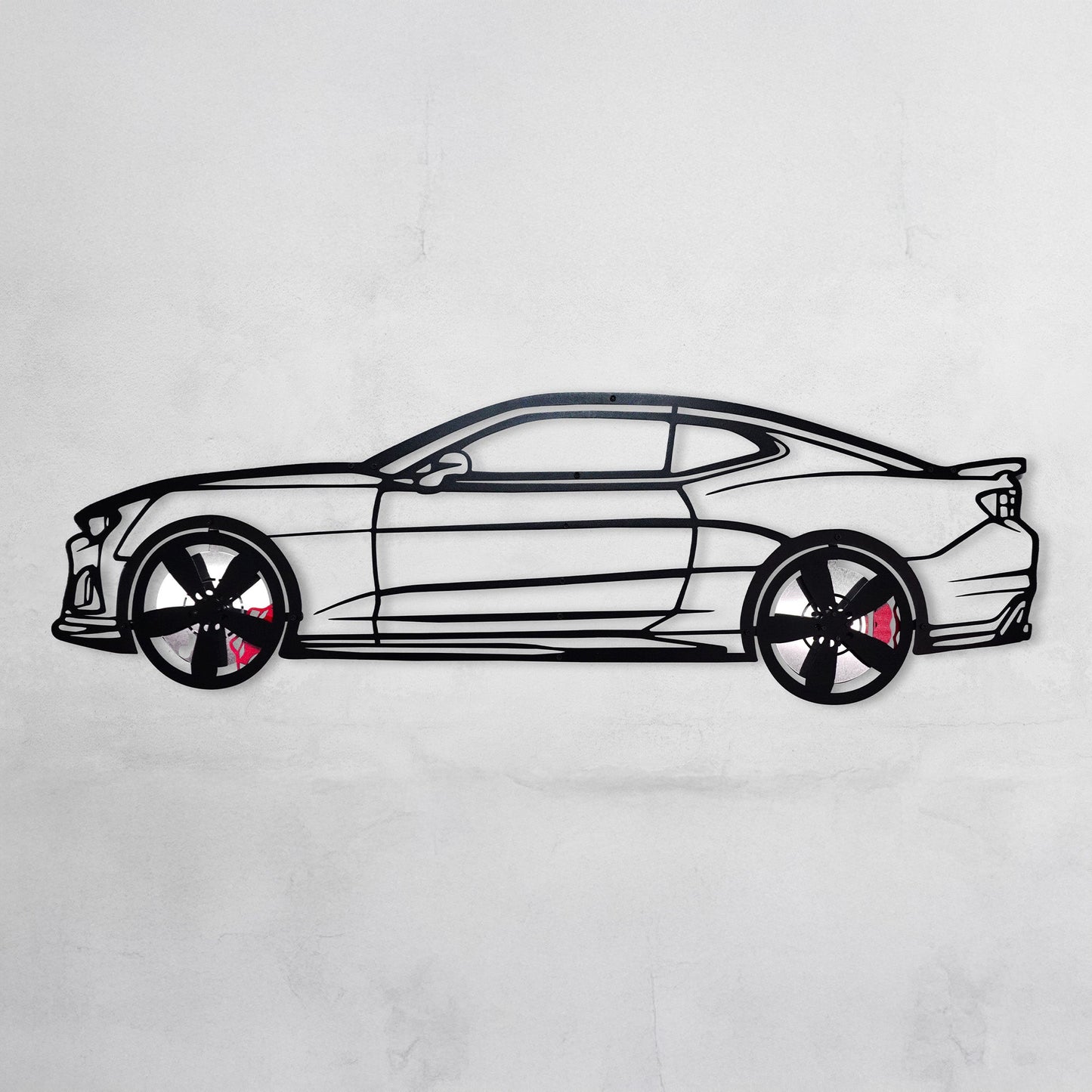 2019 Camaro ZL1 Metal Wall Art – Spinning Wheels Muscle Decor-KAFMEKA005