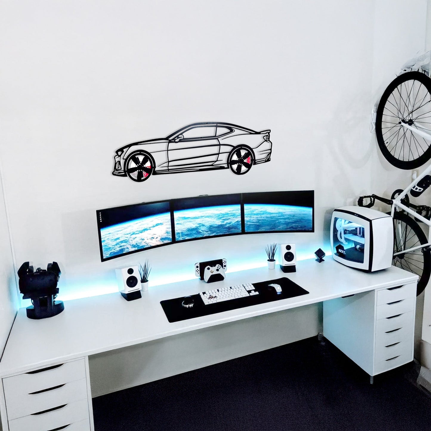 2019 Camaro ZL1 Metal Wall Art – Spinning Wheels Muscle Decor-KAFMEKA005