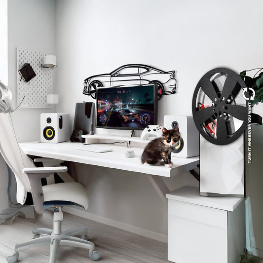 2019 Camaro ZL1 Metal Wall Art – Spinning Wheels Muscle Decor-KAFMEKA005