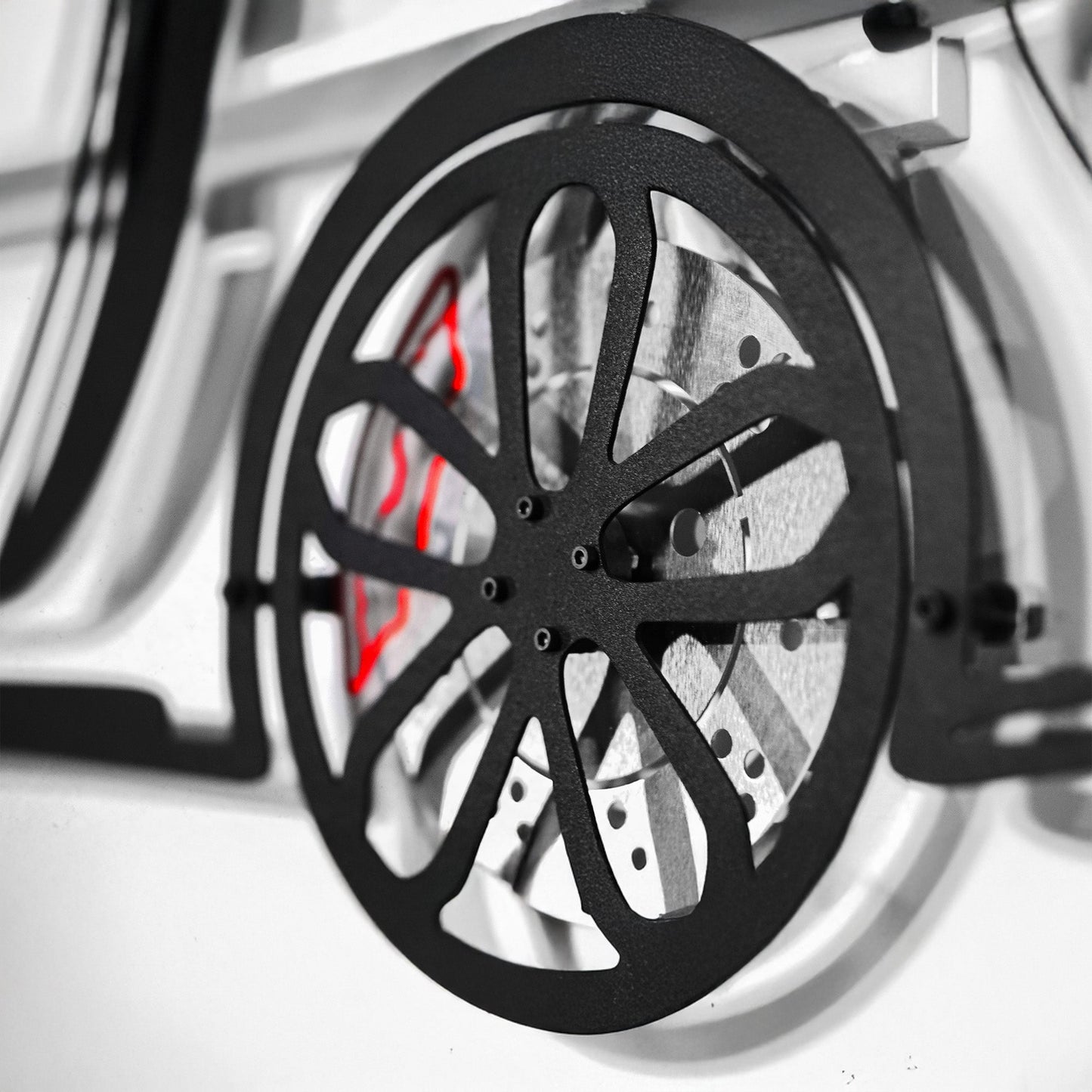 2022 Porsche Cayman 718 GT4 Wall Art – Steel Cut with Spinning Wheels-KAFMEKA008