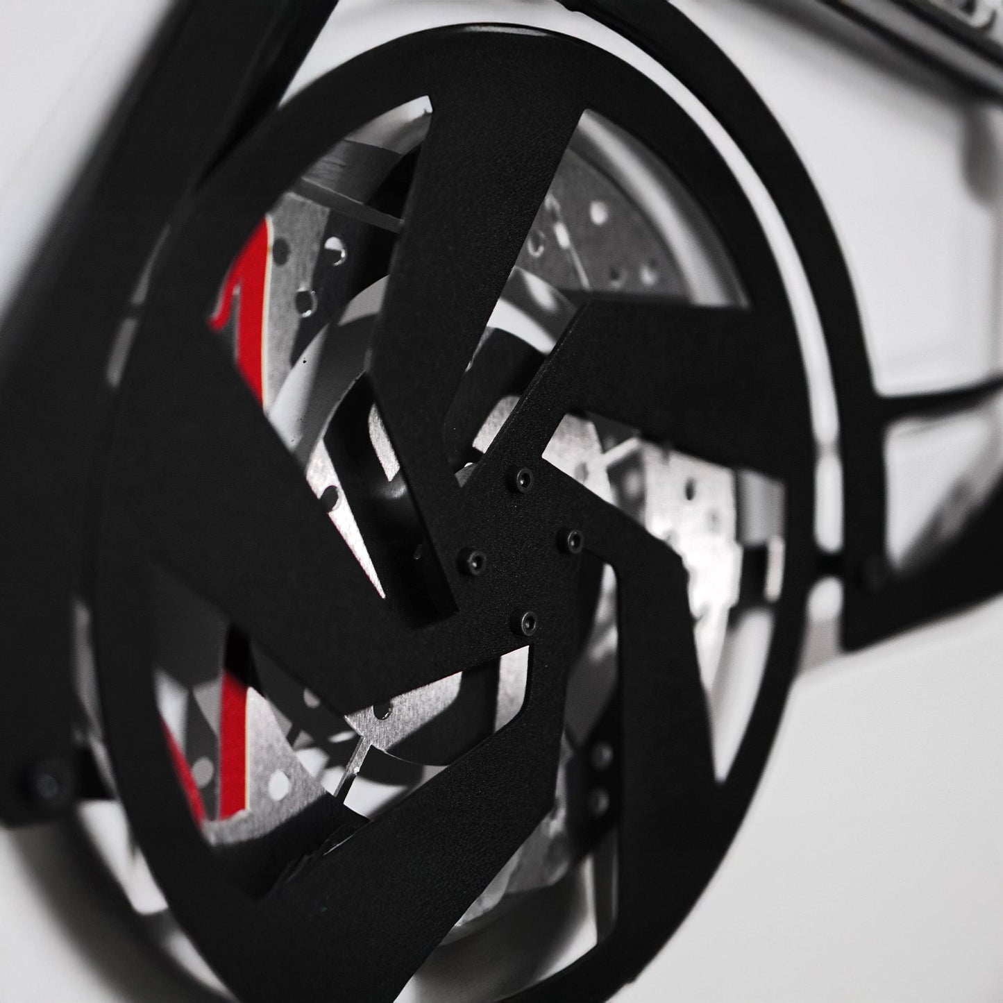 2022 Volkswagen Golf GTI Wall Art – Steel Silhouette with Spinning Wheels-KAFMEKA010