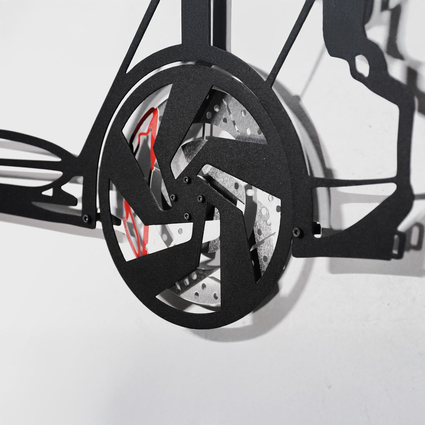 2022 Volkswagen Golf GTI Wall Art – Steel Silhouette with Spinning Wheels-KAFMEKA010