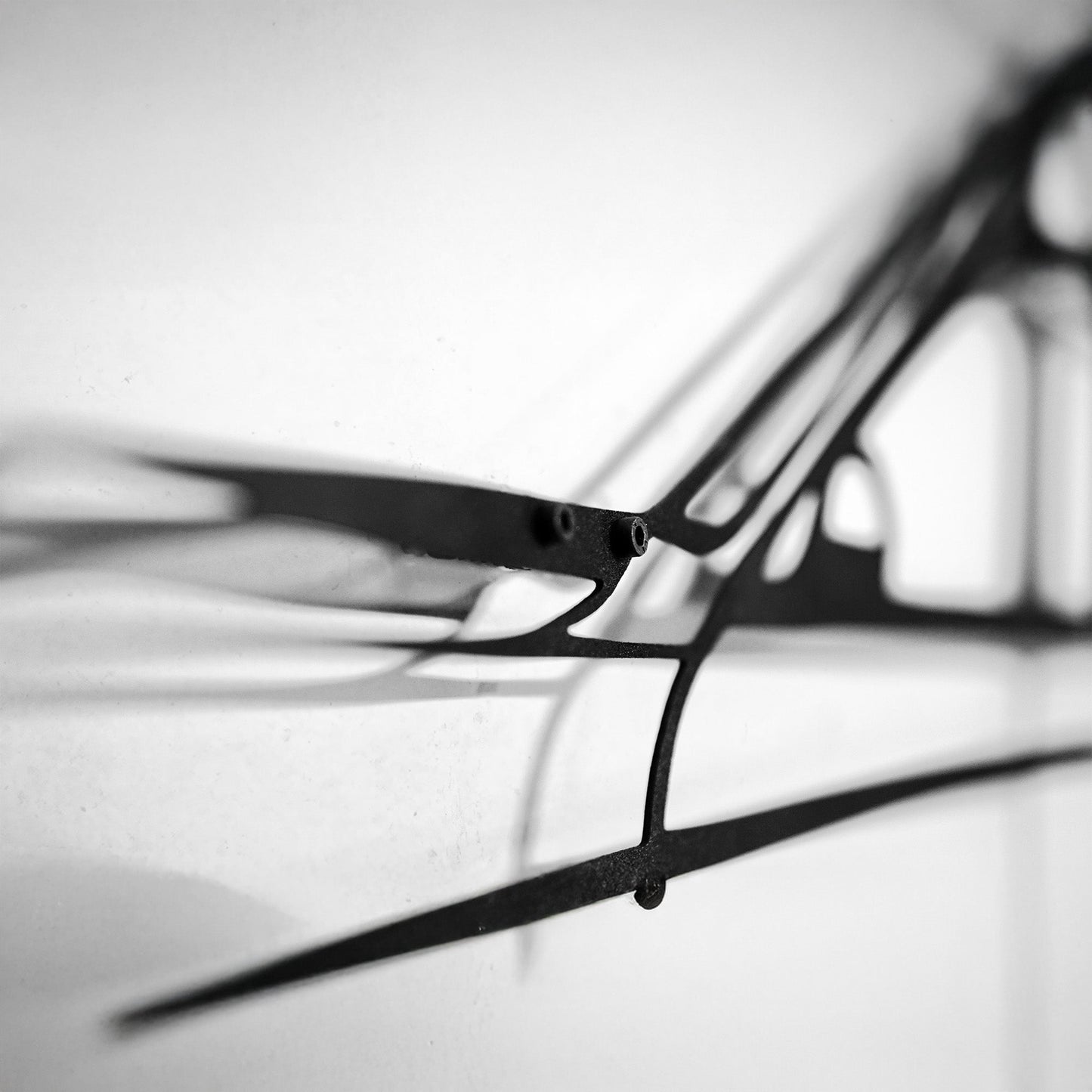 BMW M3 Wall Art – F80 Steel Silhouette with Spinning Wheels-KAFMEKA017