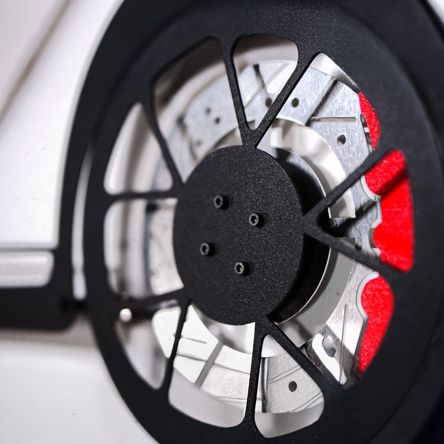 Bugatti Wall Art – Luxury Steel Silhouette with Spinning Wheels-KAFMEKA018