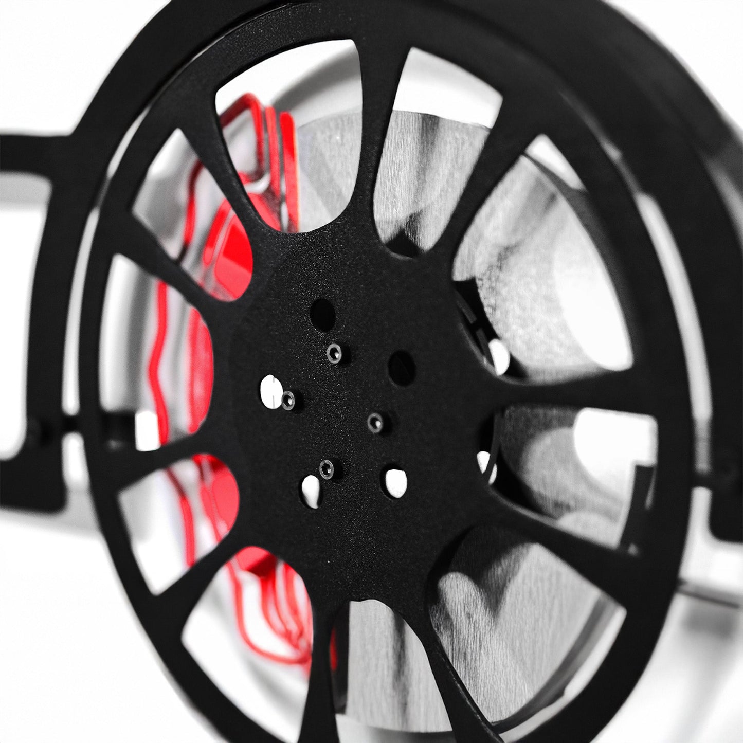 Honda Civic Wall Art – JDM Steel Silhouette with Spinning Wheels-KAFMEKA028