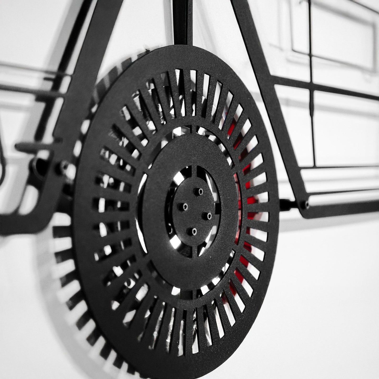 Mercedes G63 AMG Wall Art – Luxury 4x4 Steel Silhouette with Spinning Wheels-KAFMEKA034