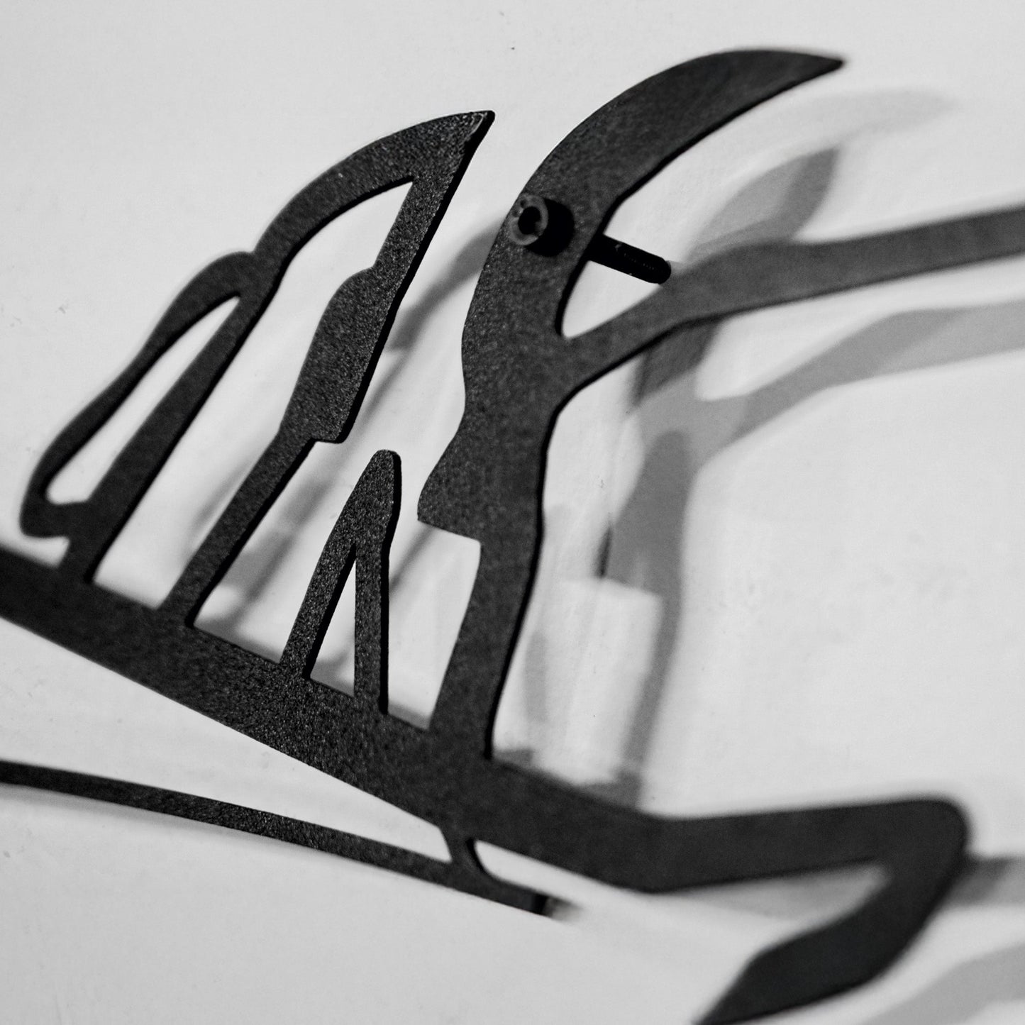 Porsche 911 GT Wall Art – Steel Silhouette with Spinning Wheels-KAFMEKA037