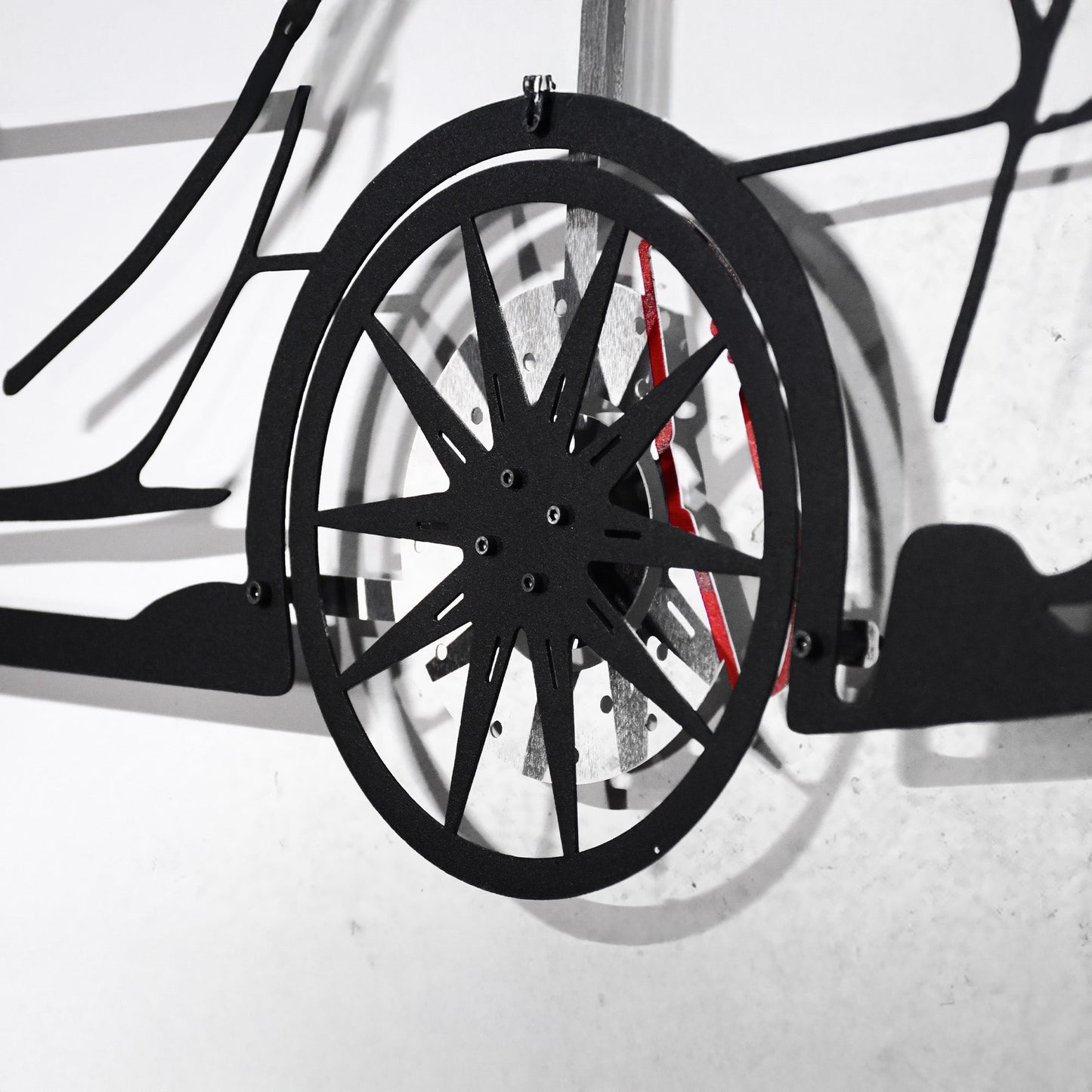 Toyota Supra MK5 Wall Art – Modern JDM Steel Silhouette with Spinning Wheels-KAFMEKA044