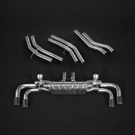 Lamborghini Urus/S - Valved Exhaust with MidSilencer Spare and Wicrom Tips (OE Actuators)