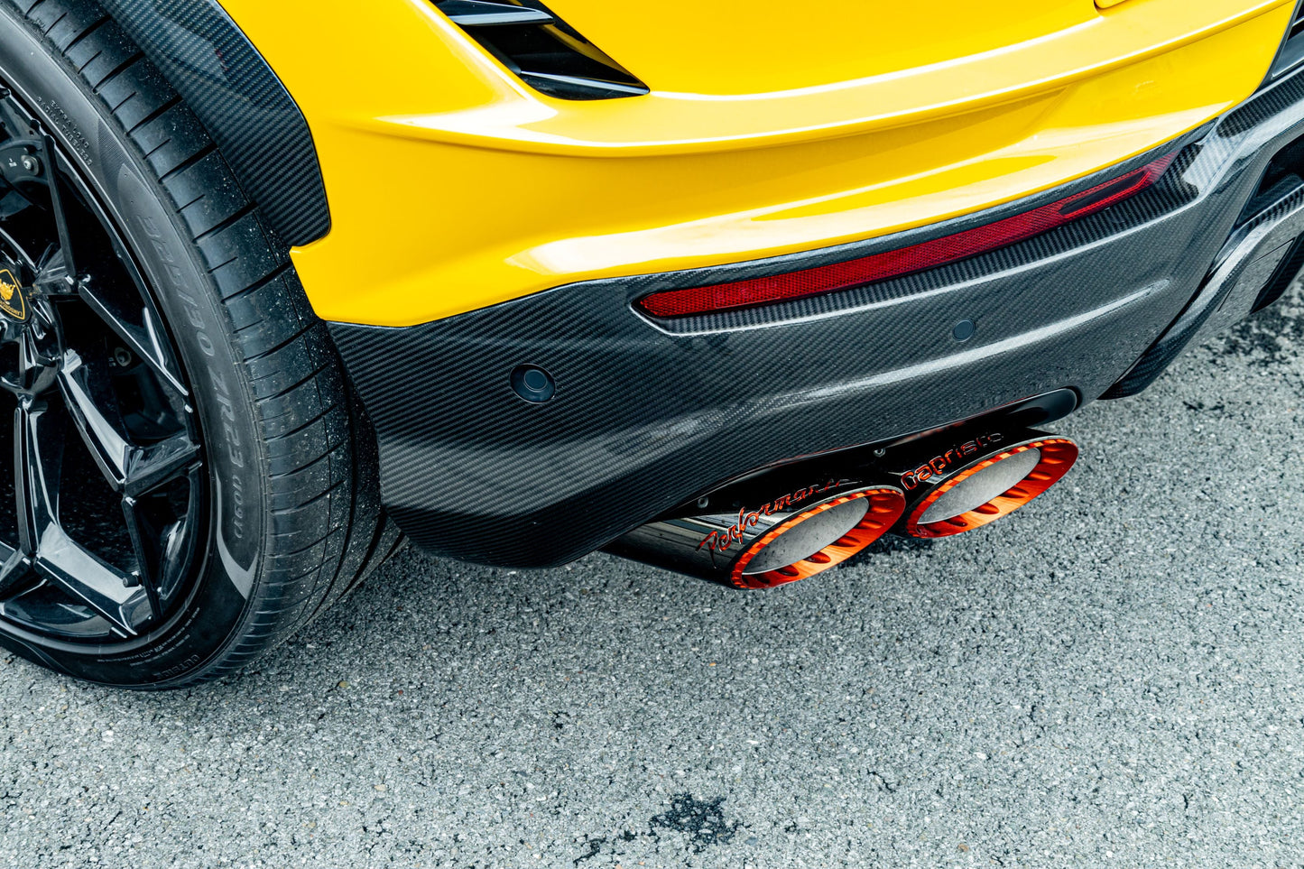 Lamborghini Urus Performante - Valved Exhaust, MidSilencer Spare + Wicrom Tips (OE Actuators)