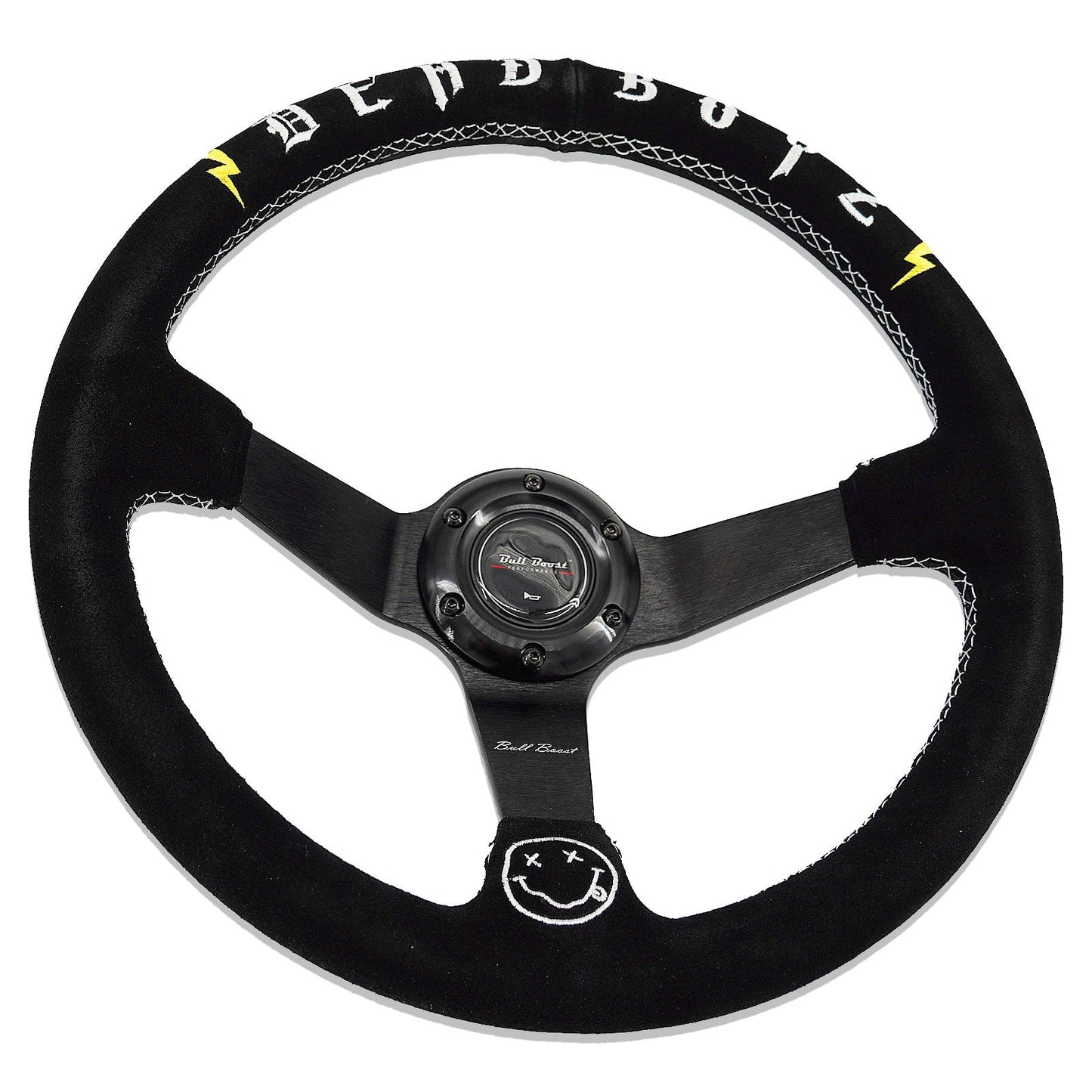 Universal Deadboyz 350mm 3"Deep Dish 6-Bolt Steering Wheel | 150 Entries