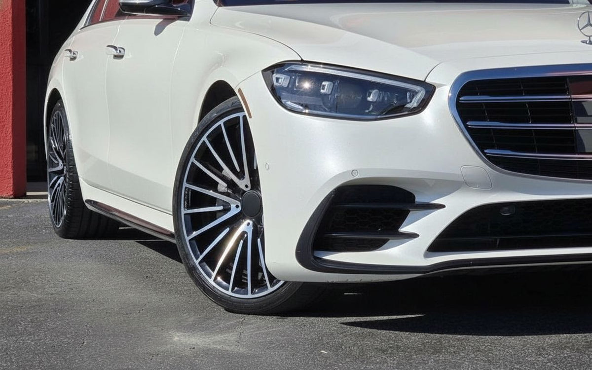 MB15 20x8.5 5x112 +35 66.6 Black Machined Face