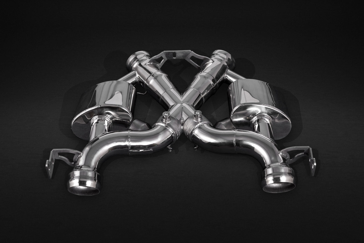 Mclaren 675LT - Valved Exhaust, Cat Spare Downpipes + Carbon Tips (CES3)
