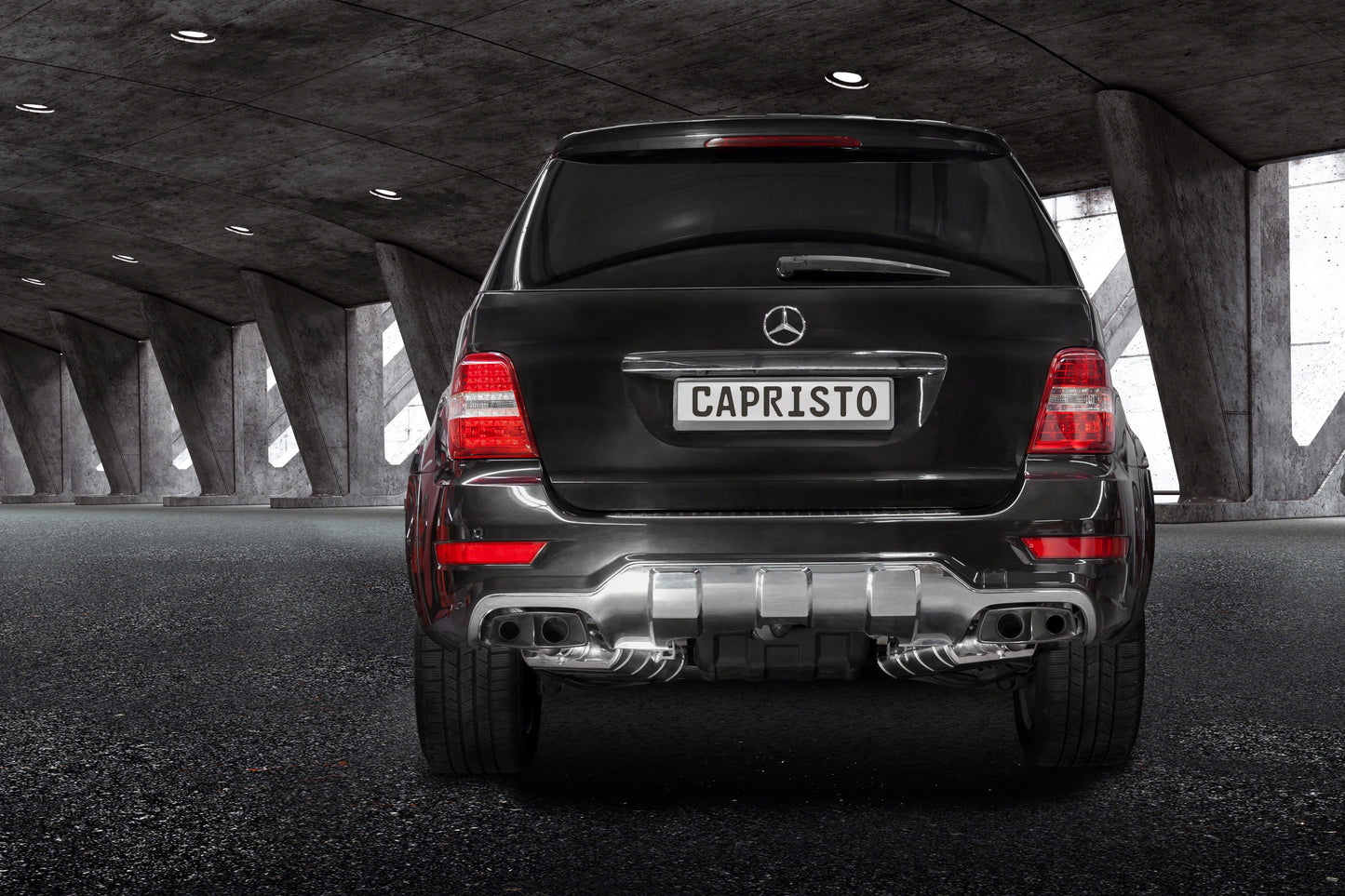 Mercedes AMG ML63 (W164) - Valved Mufflers w Ceramic Tips (CES3)