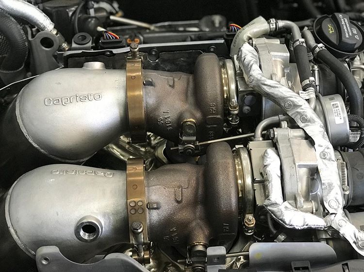 Mercedes AMG C63/S (W205) - 250 Cell Sport Cat Downpipes (for OPF Cars)