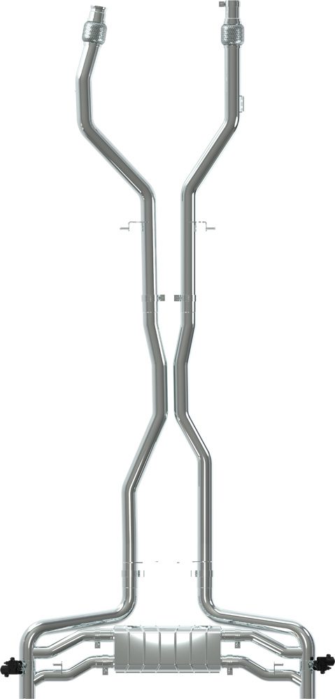 Mercedes AMG GLE63/S (W167) - Valved Exhaust w Mid-Pipes (OE Actuators)