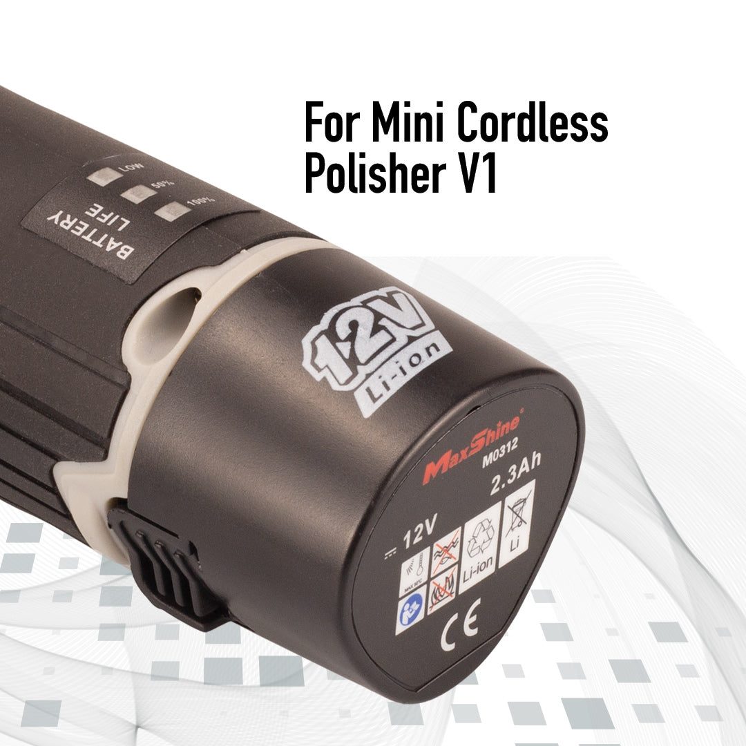 Mini Cordless Polisher Battery - 2 Pack