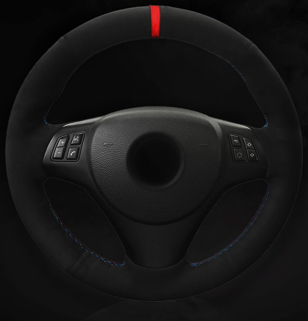 BMW E-Series Alcantara Suede Steering Wheel Cover DIY