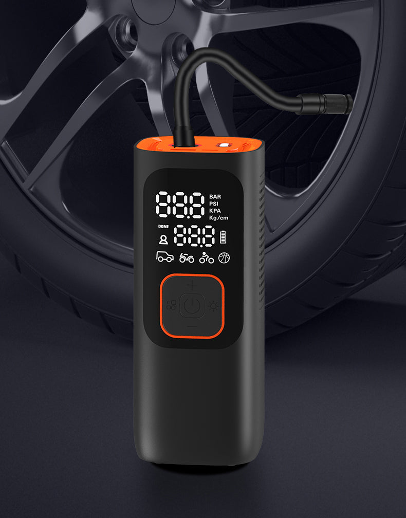 Bavsound Portable Rechargable Air Compressor Tire Pump, 160 PSI, Digital Automatic Screen