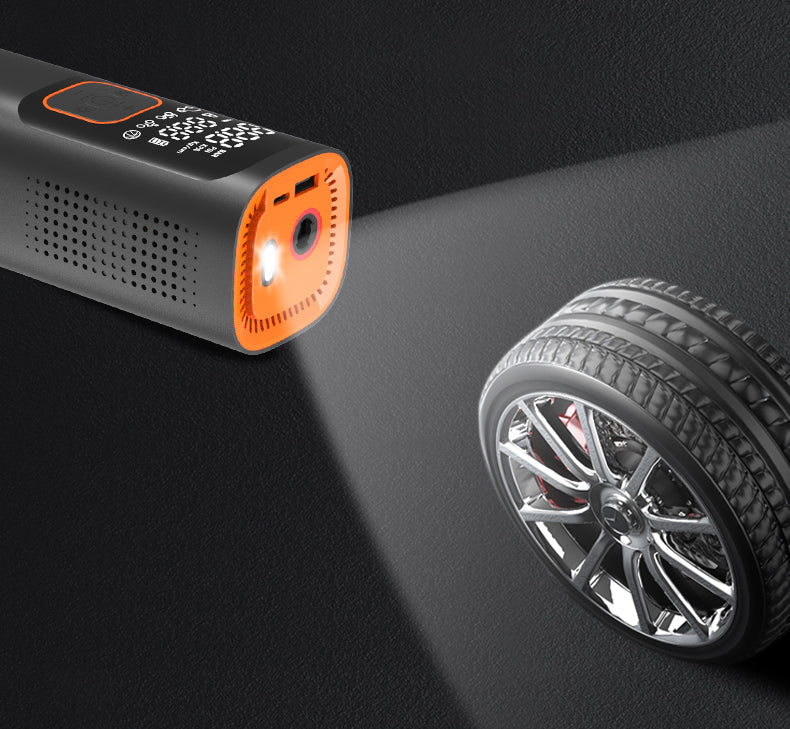 Bavsound Portable Rechargable Air Compressor Tire Pump, 160 PSI, Digital Automatic Screen