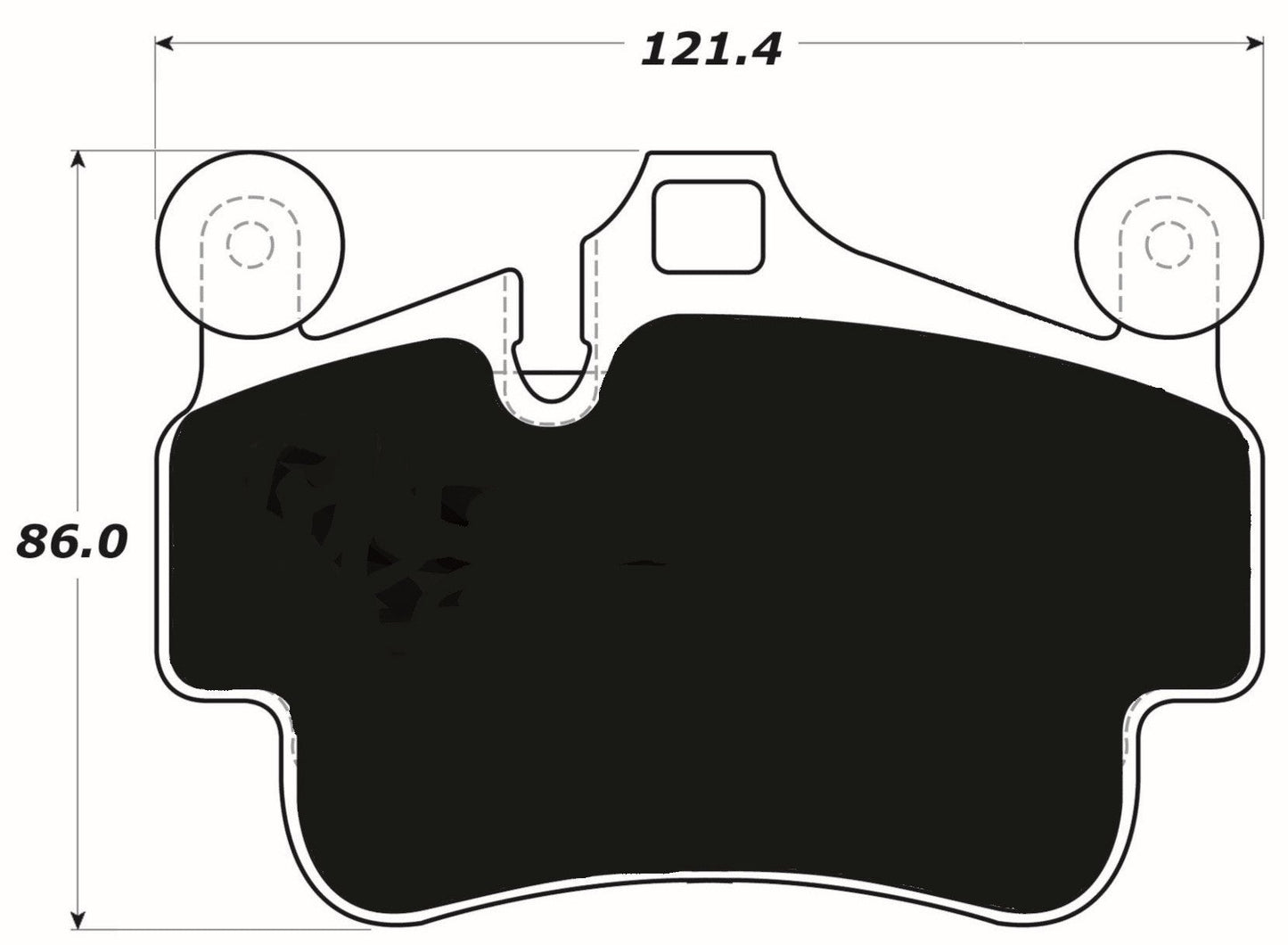 PMB-C Ceramic Pads for Porsche 997 3.8 Carrera 4S (2005-2008) Rear