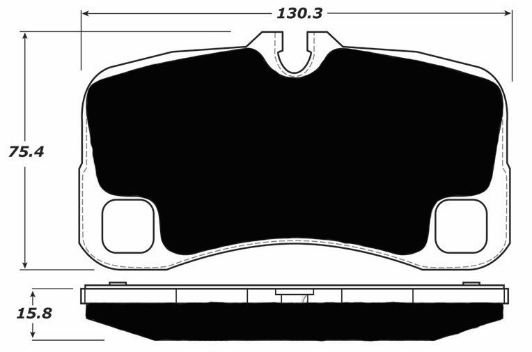 PMB-C Ceramic Pads for Porsche 997 3.6 Carrera (2009-2012) Rear