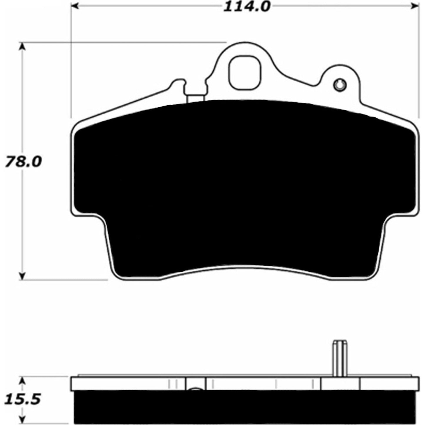 PMB-C Ceramic Pads for Porsche 987 Base Boxster (2005-2012) Front