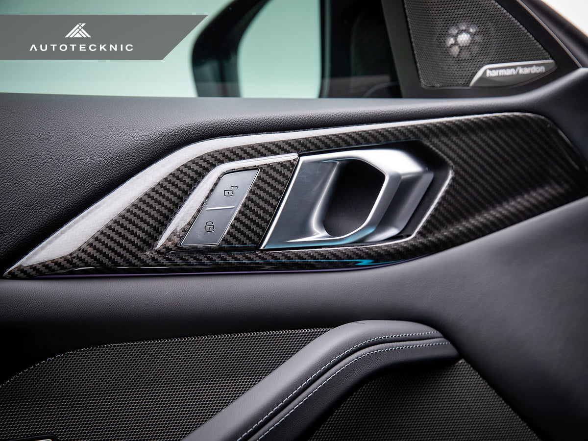 AutoTecknic Dry Carbon Interior Door Handle Trim Set - G82/ G83 M4