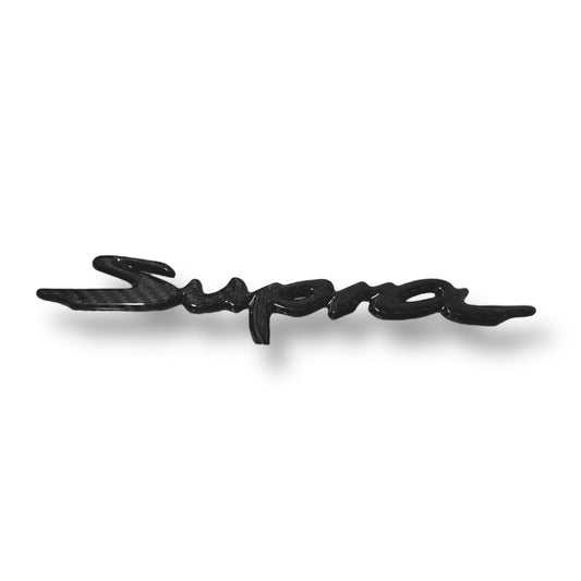 Toyota Supra MKV A90/A91 Carbon Fiber Rear Trunk Letter Emblem | Palenon Performance